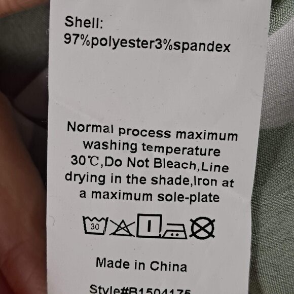 SBEtro Size Small Green Midi Dress White Polka Dots Spaghetti Straps V-Neck NWOT - Picture 12 of 14